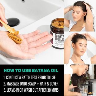 Cross-border Batana Hair Oil Batana Oil Essential Oil Ointment Enhance Hair Density Repair Frizz Natural Hair Mask