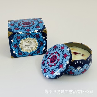 Cross-border dried flowers aromatherapy candles large cans of soy wax hand gift birthday gift flowers fragrance aromatherapy candles wholesale