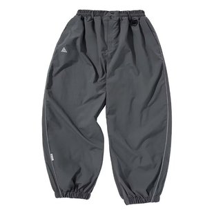 High quality ski pants men's ins single board waterproof ski pants loose windproof professional double board men's snow pants