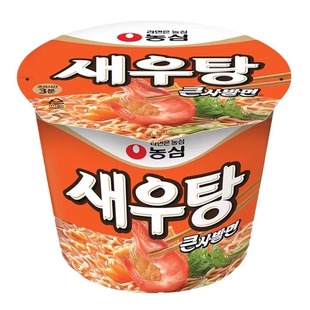 Imported net red instant noodles Korean drama with South Korea Nongxin beef bowl noodles fried soy sauce noodles Xin ramen small raccoon cup noodles