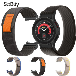 Применимо Samsung Часы ремешок Galaxy Watch 5 pro 4/5/6/7 FE Нейлон ремешок