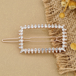 Korean frog clip rhinestone hairpin Pearl hairpin flower side clip sweet top clip all-match bangs clip children's hair accessories