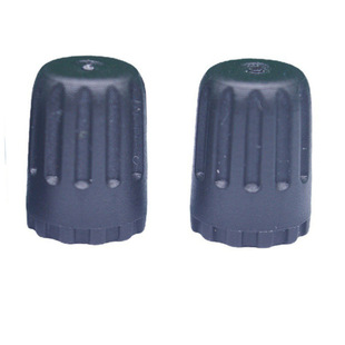 Car and Bicycle Tire Valve Core Dust Cover Black Plastic Valve Cap with Modified Green Valve Cover