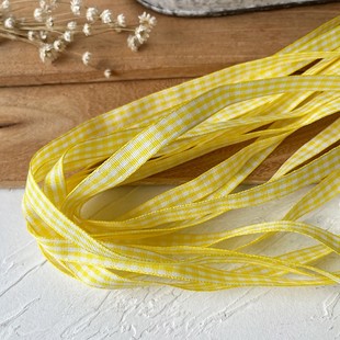 Yellow Lace Accessories Handmade DIY Decorative Skirt Hem Clothes Accessories Pleated Ruffled Material Strip