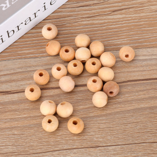Log Beads Loose Beads Handmade diy Woven Tassel Material Wooden Hand String Beads Spacer Accessories Hemu Small Beads