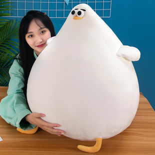 Cute seagull doll TikTok same plush toy fat Pier small seagull sleeping pillow rag doll gift wholesale