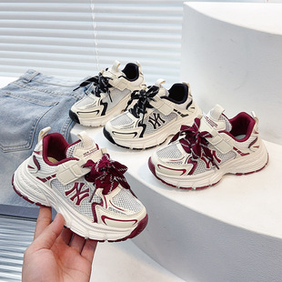 Children's sneaker Boys' Breathable Mesh Shoes 2025 Spring and Summer Lightweight Women's Shoes Large Children's Dad's Shoes Running Shoes