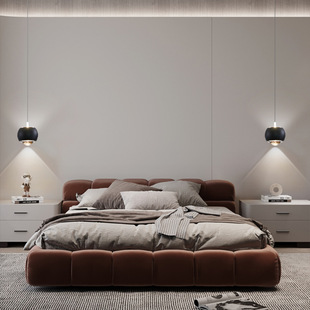 New Internet Celebrity Lifting Small Chandelier Nordic Modern Bedroom Bedside Hanging Lamp Telescopic Hover Up and Down Glow