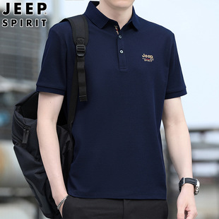 JP Counter genuine goods Men's Summer New Short-sleeved POLO Shirt Mid-youth Business Men's Casual T-shirt Trend