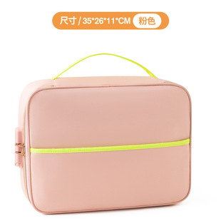 New Certificate Storage Bag Family Passport Document Storage Bag Large Capacity Contrast Color Portable Travel Card Case Storage Bag