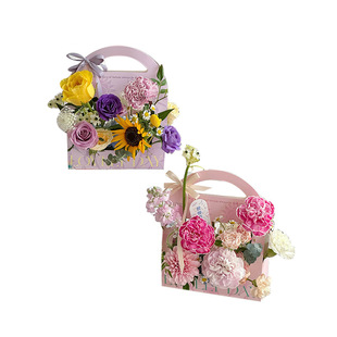 Time Whisper Series Folding Box Flower Gift Box Decorative Flower Flower Box Handmade Flower Art Gift Packaging Material
