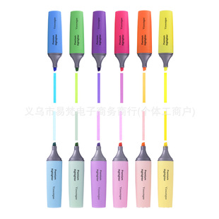 12 color fluorescent marker pen fluorescent series milk series