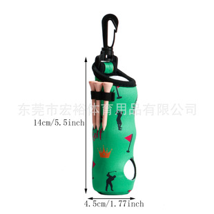 New GOLF Waist Bag GOLF Portable Small Ball Bag Storage Bag Digital Printing Course Accessories