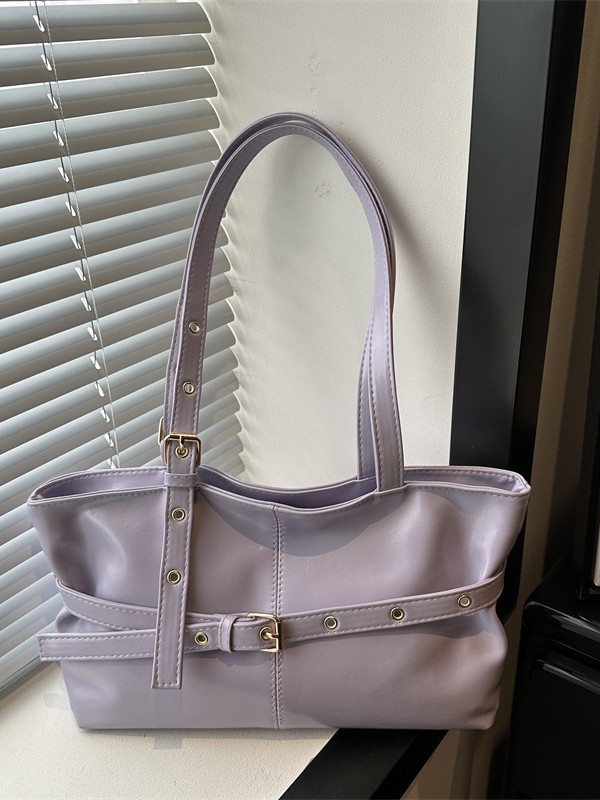 2026 New Fashionable Commuter Shoulder Bag/Underarm Bag/Tote Bag in High-Quality Waxed Leather for Women