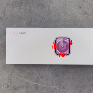 Cross-border HD9mini smart watch Bluetooth call heart rate blood oxygen movement meter step smart island NFC female watch