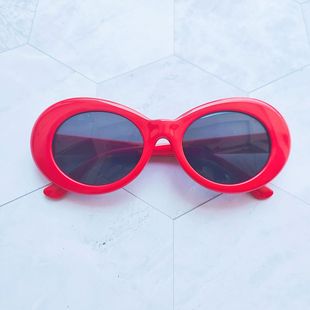 New Alien Trendy Sunglasses Oval Fashion Unisex Quan Zhilong Same Style Sunglasses