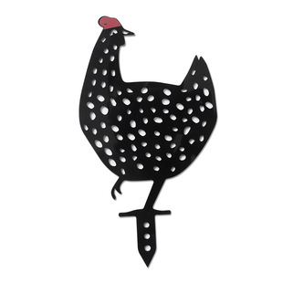 Garden display acrylic Chicken Iron Chicken lawn decoration garden card Chicken Yard Art