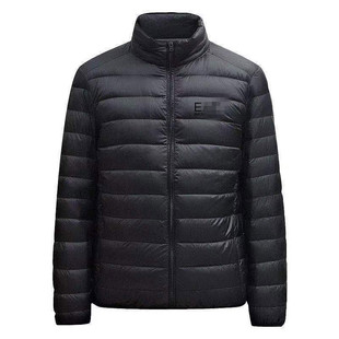 2024 Factory Direct Sales Cross-Border Autumn and Winter Printed Casual Men's Large Size Stand Collar Cotton Clothes for Young and Middle-Aged People Fitted Cotton Clothes