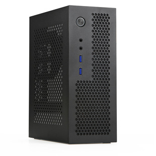 SKTC A09 черный вертикальный и горизонтальный корпус компьютера HTPC Материнская плата ITX маленький 1U/гибкий блок питания