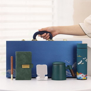 Business gift national tide thermos cup umbrella suit printing logo creative office cup notebook practical companion gift