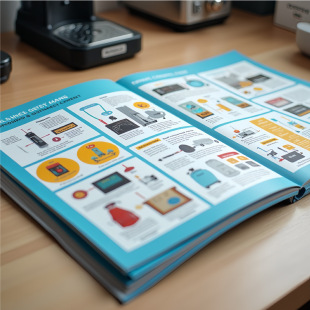 Product Manual Customization Corporate Brochure Contract Album Design Printing Single Page Folding Flyer Customization