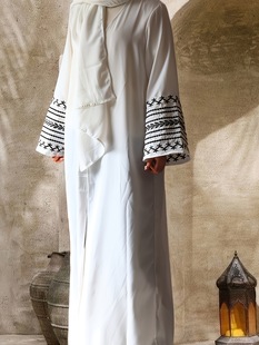 Ближневосточный арабский халат abaya внешняя торговля женщины вышитый кардиган дамы вышивка новый стиль модное платье