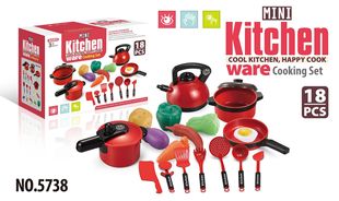 Medium Simulation Children's Play with Sound Effect Simulation Cooking Kitchen Barbecue Toy Boys' and Girls' Cooking Set Meal