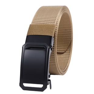 Outdoor sports black face automatic buckle tactical nylon belt men's fashion men's casual Joker overalls belt wholesale