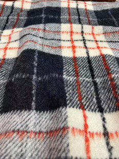Woolen Woolen Spot Brushed Large Plaid Outwear Clothing/shoes and Hats/luggage Fabric