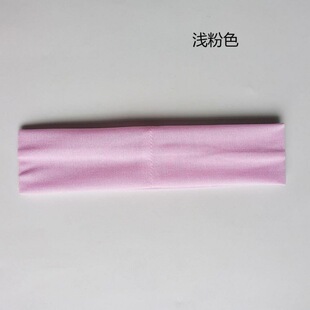 Milk silk fabric headband elastic sports antiperspirant monochrome hair band Small gift bundle hair towel yoga headband gift