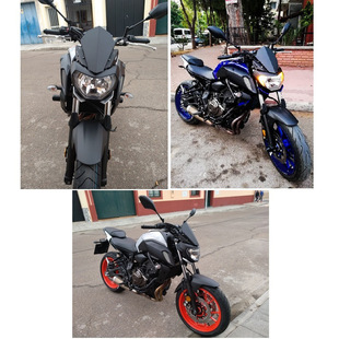 Применимо Yamaha MT07 FZ07 модифицированный аксессуар переднего ветрового лобового нового футеровка из алюминиевого сплава ветровой перегородки CNC