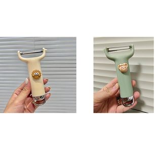 Cute Stainless Steel Fruit Peeling Knife Peeling Scraper Household Kitchen Multifunctional Potato Apple Peeling and Peeling Artifact