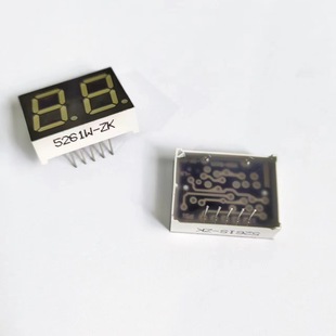 0.56-inch 2-digit single-row digital tube 5261 single-row red and green two-color LED digital tube 5-pin factory direct supply