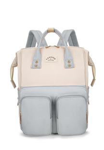 Shoulder Portable Large Capacity Pregnant Mother's Outgoing Artifact Maternal Simple Mummy Bag Cute Fashion Bag Contrast Color New Style