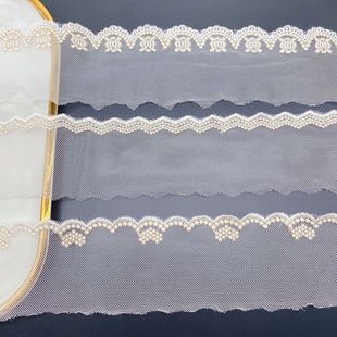 Gold thread embroidery lace gauze Lolita children's clothing accessories mesh clothing accessories love lace water soluble lace