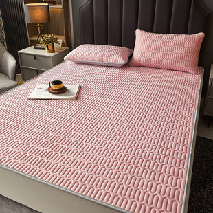 Thailand latex summer mat three-piece fitted sheet thickened summer washable cool silk student dormitory Nantong wholesale