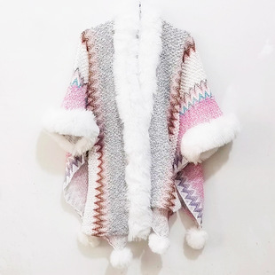 New Summer Ethnic Style Shawl Women's Yunnan Sichuan-Tibet Travel Decoration Long Vintage Cape Cape Scarf
