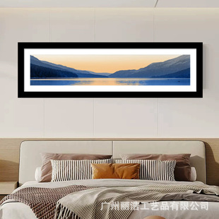 Master Bedroom Bedside Painting Cross-Border American Hotel Bedroom Mural Background Wall Landscape Art Painting High-End Decorative Painting