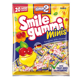 Germany Imported Erbao nimm2 Juice Gummy Share Pack Q Bomb Children's Snacks Various Fruit Flavor Gummy