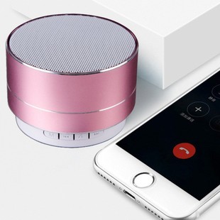 Популярный A10 Bluetooth-динамик Портативная карта мини-металлический беспроводной мобильный телефон автомобильный Bluetooth-динамик маленький стальной пистолет