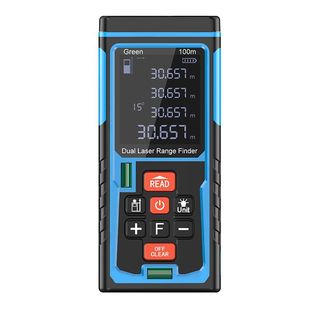 Snooge Red and Green Double Laser Range Finder Strong Light Green Light Indoor and Outdoor Altimeter Room Meter Infrared Meter