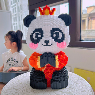 Compatible with Lego bricks cross-border wholesale and retail Christmas Halloween small particle assembled toys living room ornaments