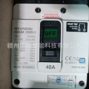 Modern Air Circuit Breaker, Air Switch HYUNDAI HGM 100H,40A New Bargaining