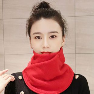 2024 Winter fleece-lined Thickened Warm Fleece Neck for Men and Women Cold-proof Windproof Multifunctional Neck Protection Scarf Neck Sleeve