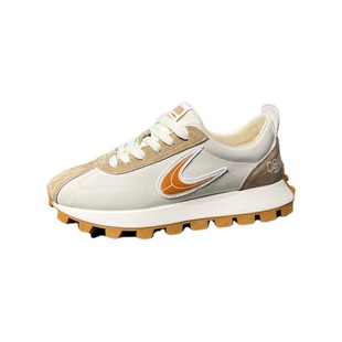 Men's Shoes Spring 2025 New White Sports Casual Shoes Men's All-match Thick Bottom Heightening Trendy Forrest Gump Shoes