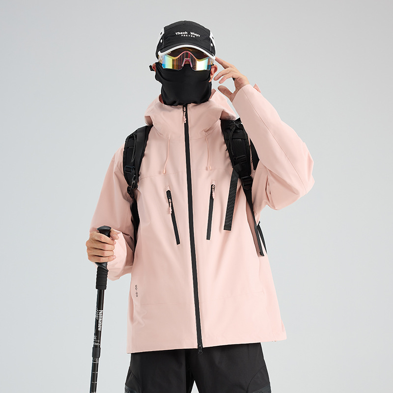 King's Armor Luotuo Outdoor Jacket Women's Three-In-One New Waterproof Windproof Jacket Men's Mountaineering Clothing