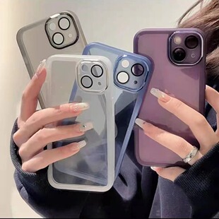 Применимо все включено объектив стеклянная пленка iPhone 13 15 защитный чехол Apple 16 14 чехол для телефона прозрачный анти-падение