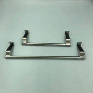 Hanging Double Layer Towel Rack Stainless Steel Cabinet Door Rack Storage Rack Bathroom Towel Rack