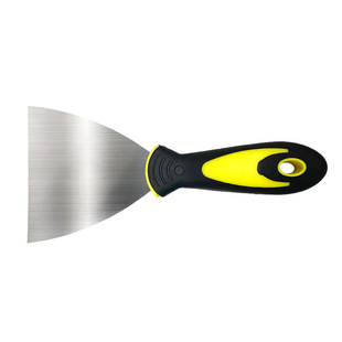 Stainless steel scraping knife plastic handle cleaning shovel blade polishing wall scraping porcelain scraper double color handle putty knife trowel