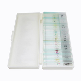 50 kinds of plant microscope matching slide suit biological specimen slice 50 kinds of plant biological slice suit